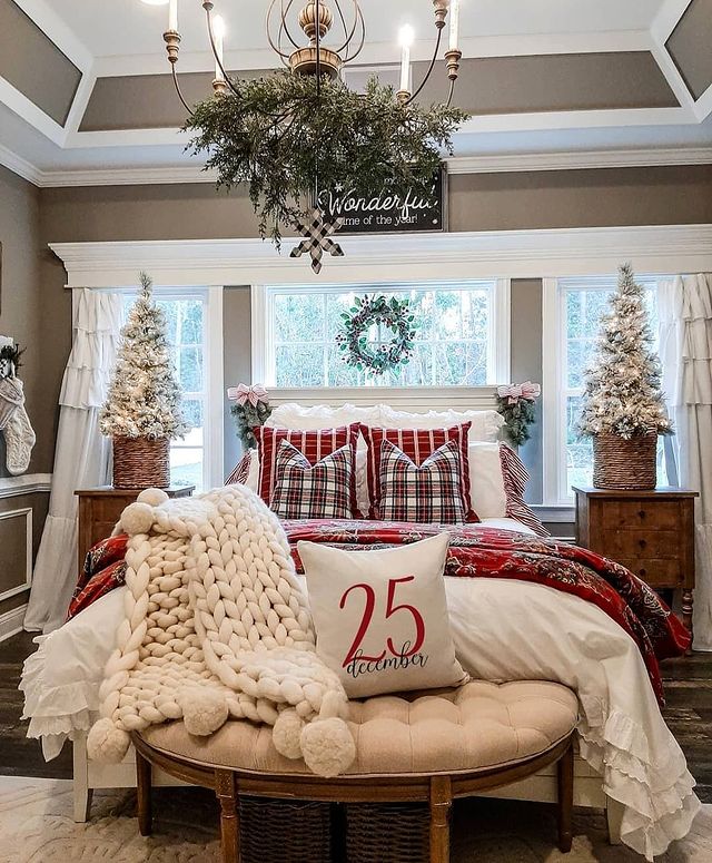 Christmas bed December 25