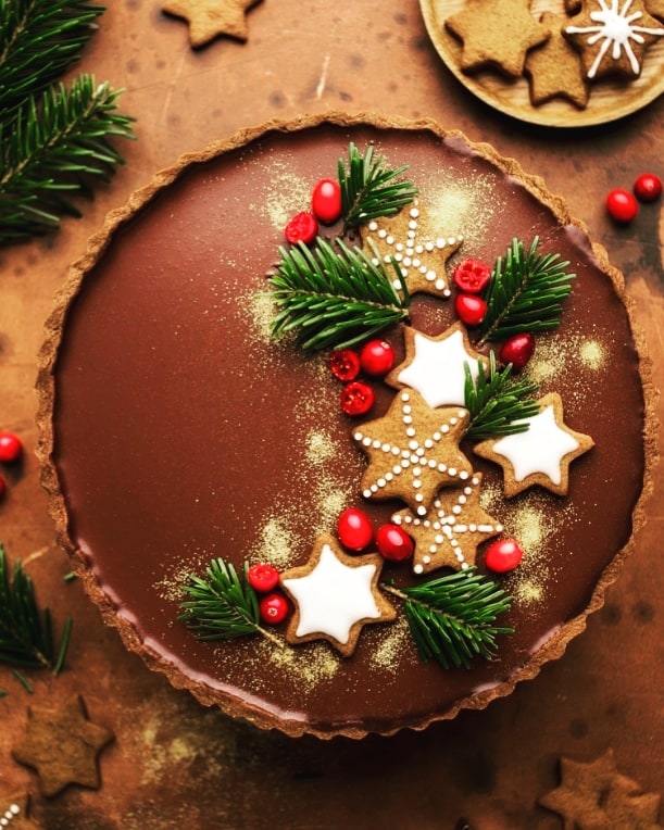 Chocolate Christmas cake
