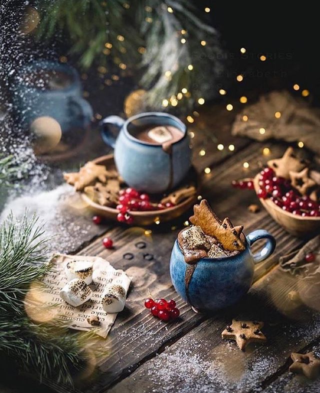 Hot Christmas coffee