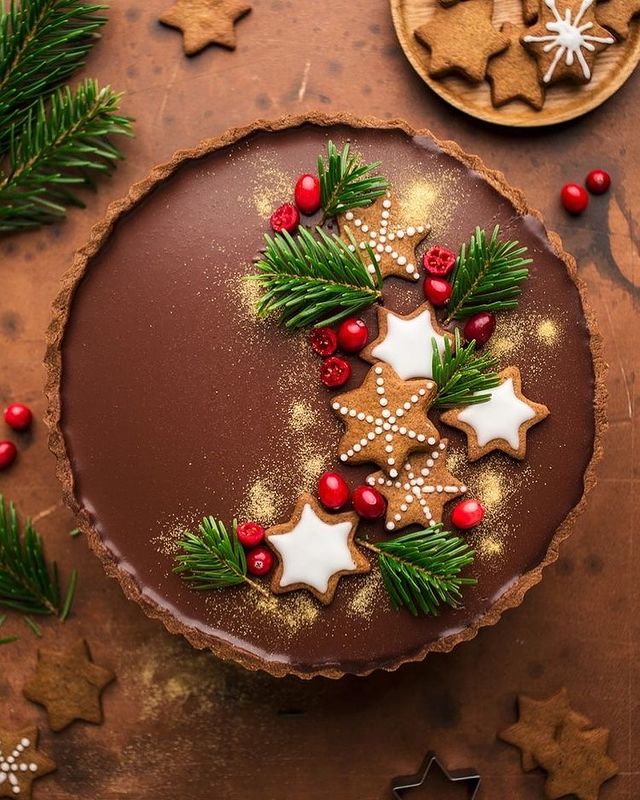 Chocolate Christmas cookies