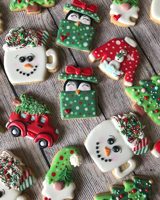 Interesting Christmas cookies
