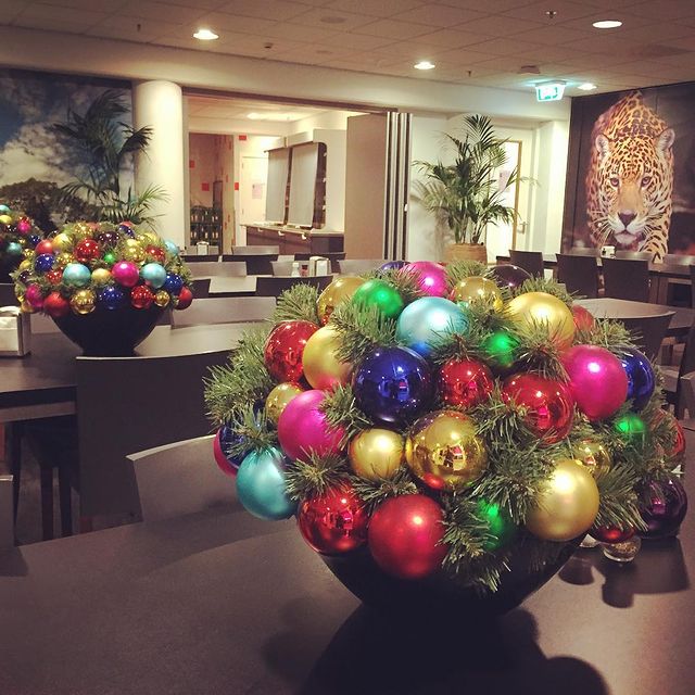 Christmas decoration with Christmas balls