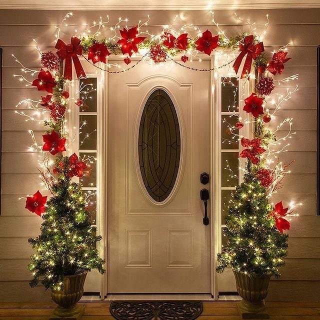Christmas ornament door