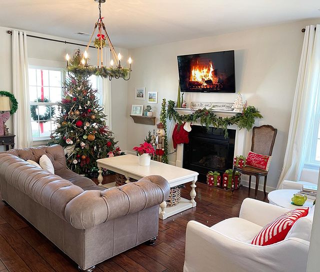 Christmas interior living room
