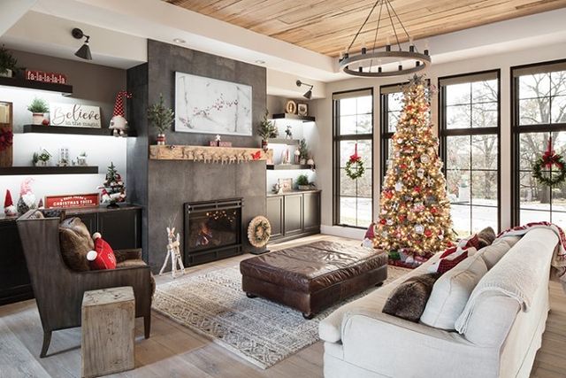 Christmas home interior