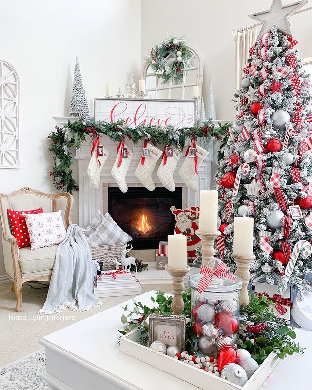 White Christmas interior