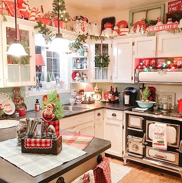 Beautiful Christmas kitchen