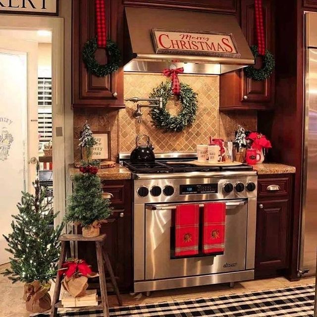 Christmas stove