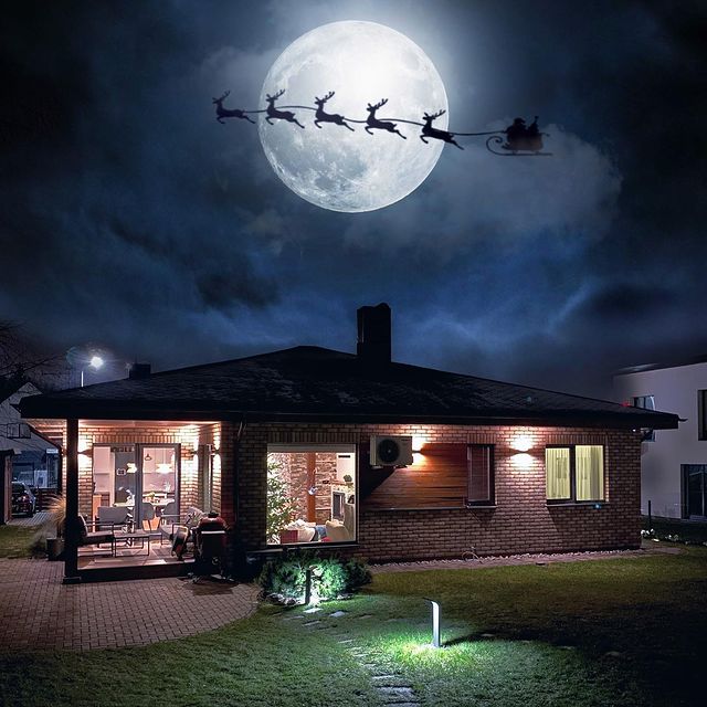 Santa is flying